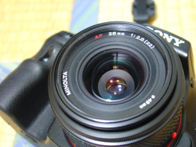 MINOLTA AF 28mm F2.8 （ sony α Aマウント用）