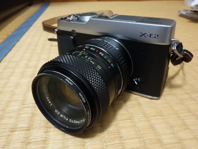 ある意味、純正! 富士X-E2 + EBC FUJINON 55mm F1.8: 弘法よ、筆