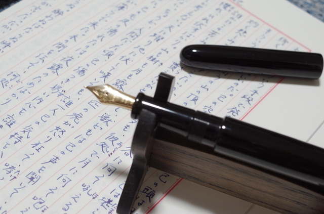 セーラー　プロフィット　梨地　18k 万年筆　中字 これぞ万年筆の書き味 セーラー プロフィット梨地 18K H-M